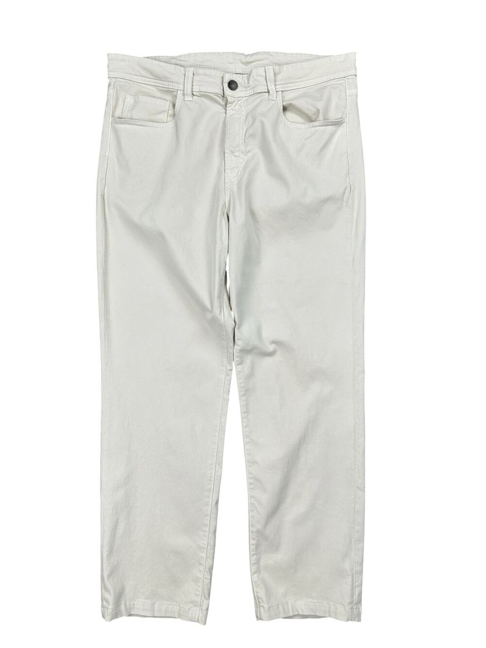 Straight Down Clemson Performance Golf Chino Pants Cream - 36